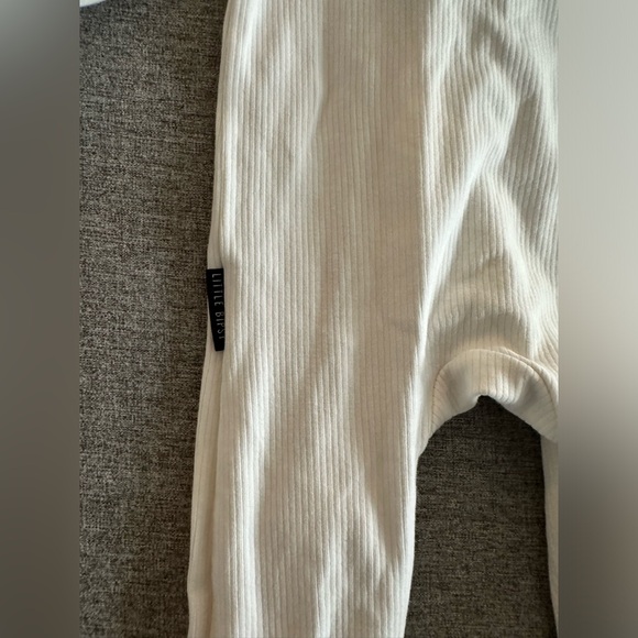 Little Bipsy Ribbed 2-Way Zip Romper - Shell - 6-9 Months - Picture 9 of 10